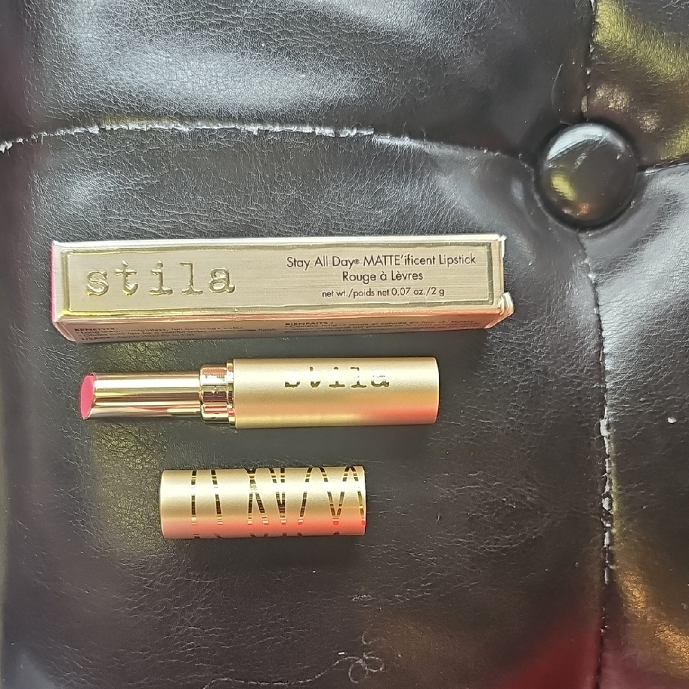 Stila Gold Lipstick with Pink Hue